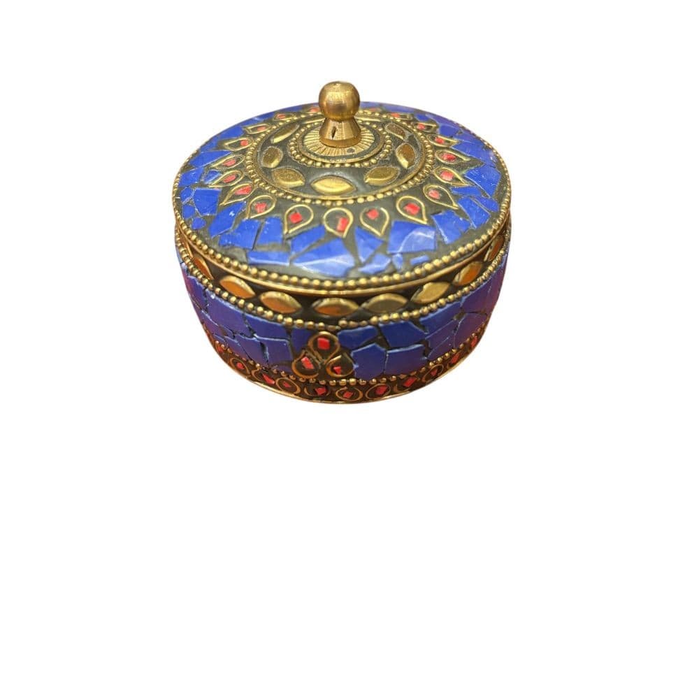 Caixinha Indiana de Mosaico e Metal