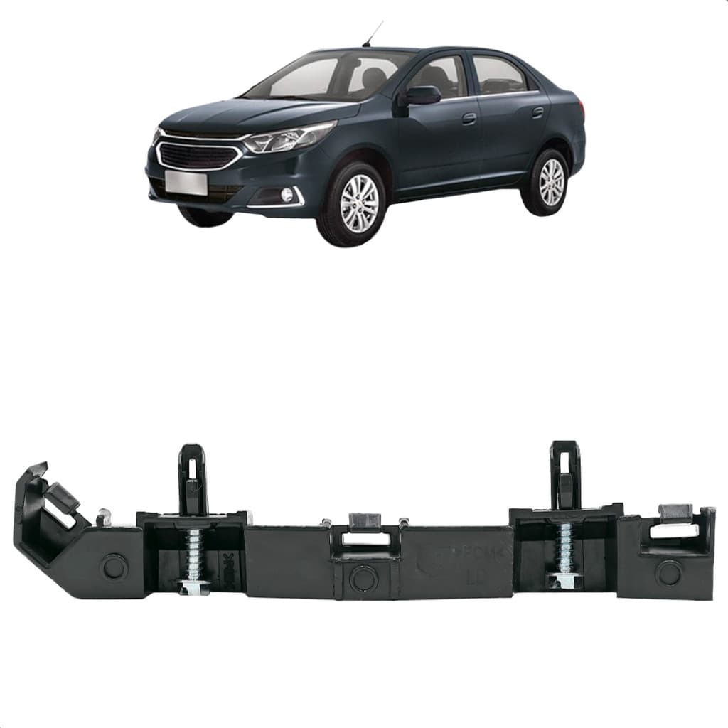 Guia Para-choque Cobalt 2017 2018 2019 2020 Dianteiro Com Parafuso