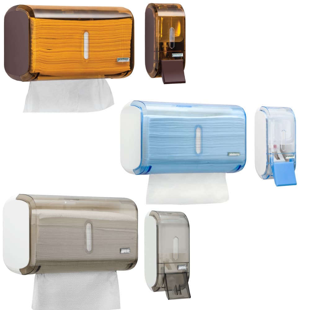 Porta Papel Toalha E Saboneteira Liquido Dispenser Banheiro Premisse Diamante