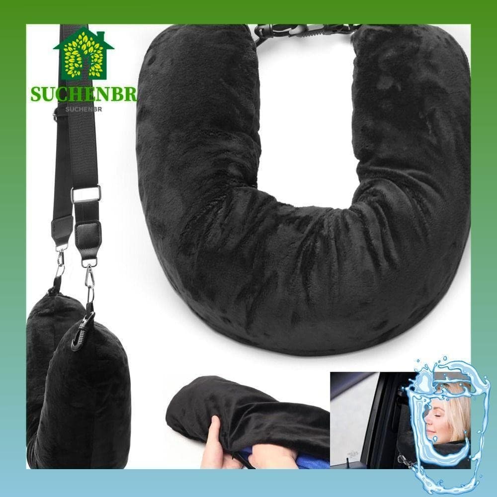 Almofada De Pescoço De Viagem Preenchível SUCHENBR , Entupido À Prova D'água Ultramacio , Tecido De Lycra