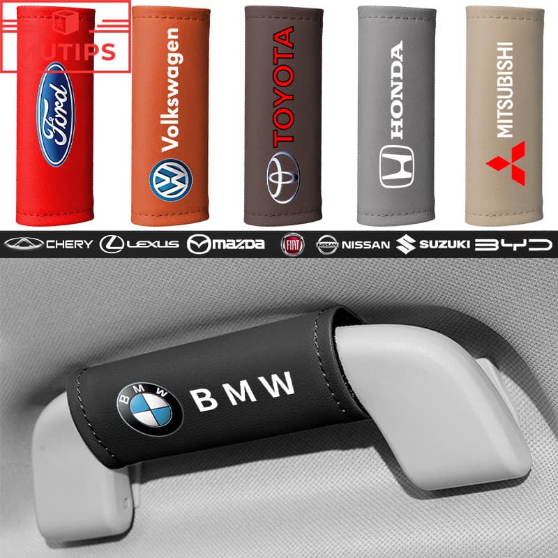 【MUTIPS】2 Pçs Luvas De Tração Do Teto Carro Protetor De Apoio De Braço Da Porta Capa De Couro