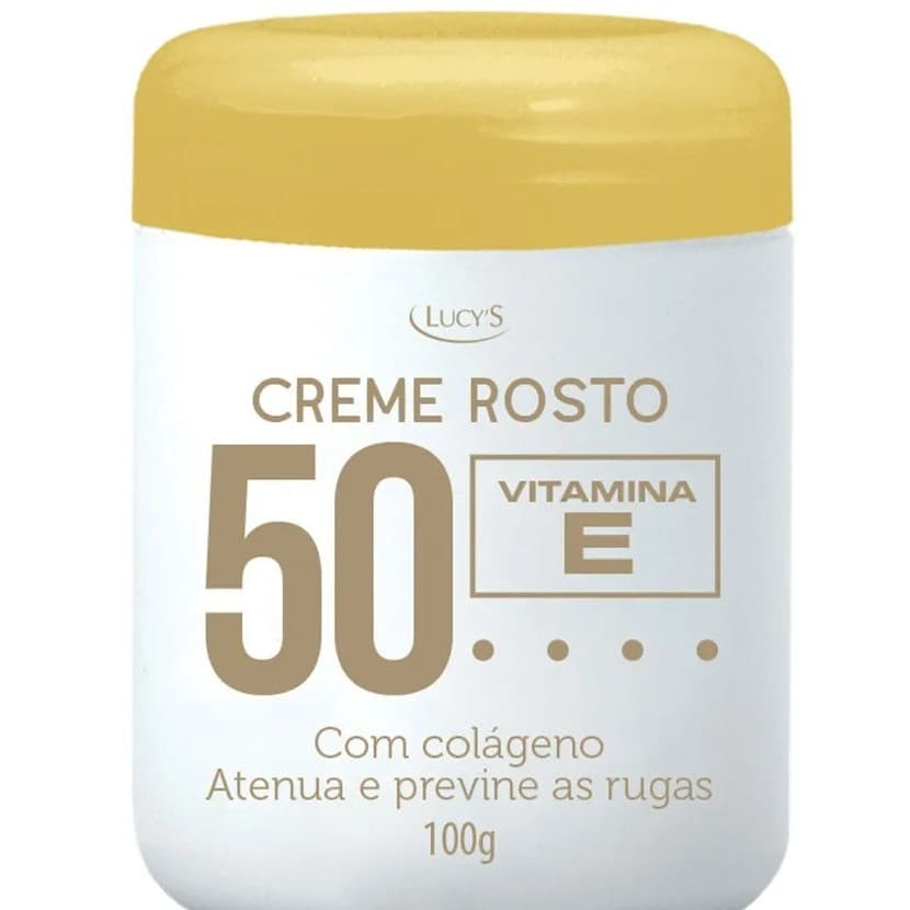 CREME FACIAL ANTI-SINAIS 50+ COM COLÁGENO E VITAMINA E