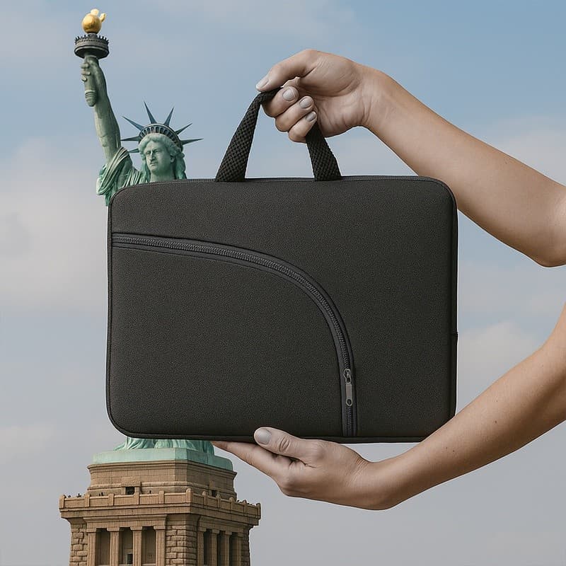 Bolsa Reforçada Para Notebook 15.6” Tipo Book IdeaPad Aspire Elegante Duradoura