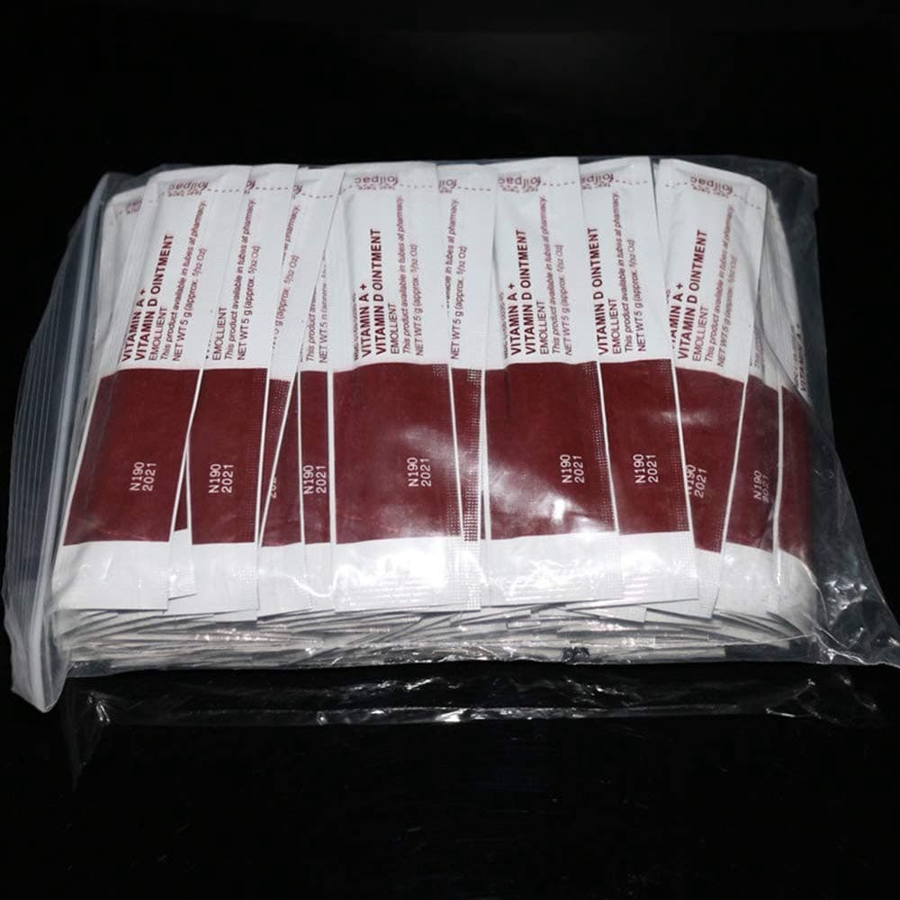 30/50/100 Pçs Tatuagem Fougera Pomada Vitamina A & D Cicatriz Reparação Gel Arte Do Corpo Acessórios Creme