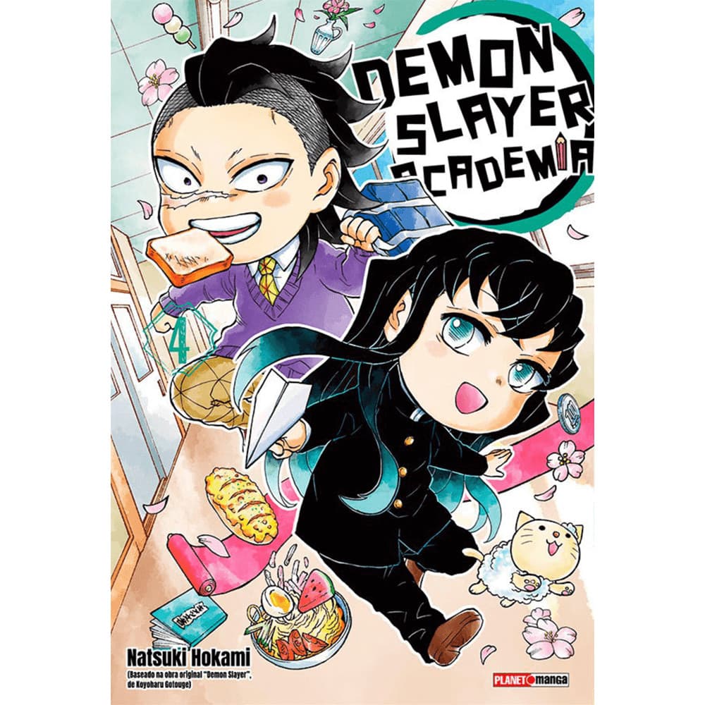 Mangá - Demon Slayer: Academia 04 - Novo/Lacrado