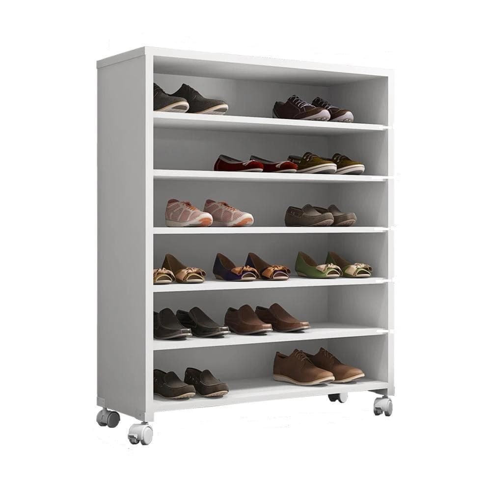 Sapateira Multiuso Com 5 Prateleiras Com Rodizio Panama