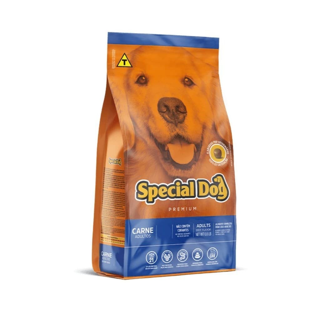 Ração Para Cães Adultos Sabor Carne 15kg Special Dog