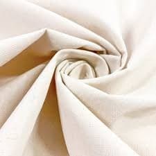 Tecido Leve de Algodão - Lonita Cru - 50cm x 150 cm 