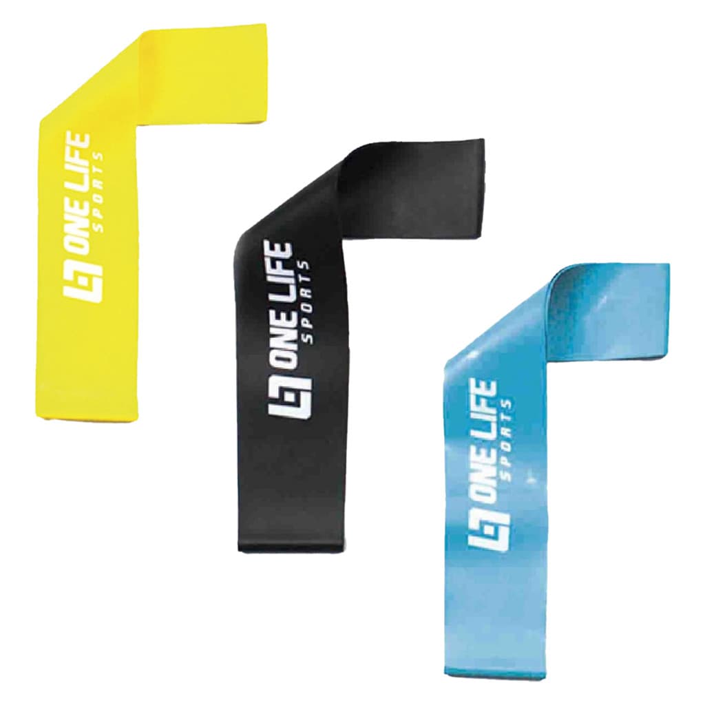 Kit Mini Band One Life Sports® – Leve Médio Forte – Mobilidade Fortalecimento
