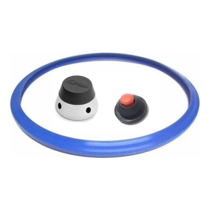 Kit Reparo Compatível a Panela Pressão Eterna Nigro Borracha  Silicone Válvula Peso