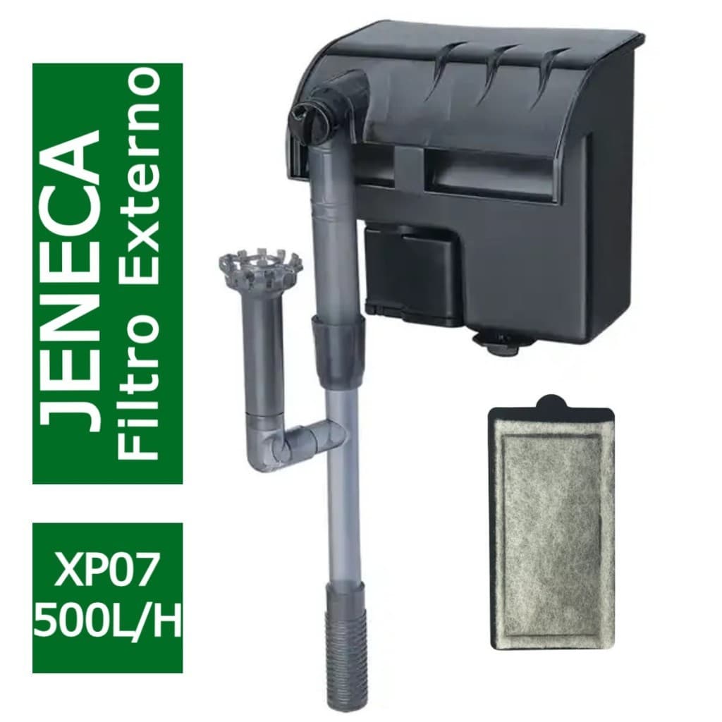 Filtro Externo Para Aquários Jeneca Xp-07 - 500 L/h Aquários 100 Litros.
