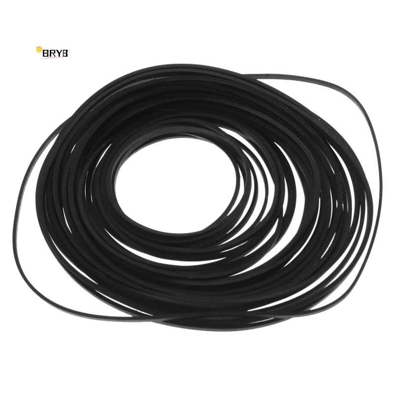 50 Peças Correias Universais Para Máquina De Fita Cassete Mix Sortidas Correia De Borracha Plana Comum Gravadores CD DVD