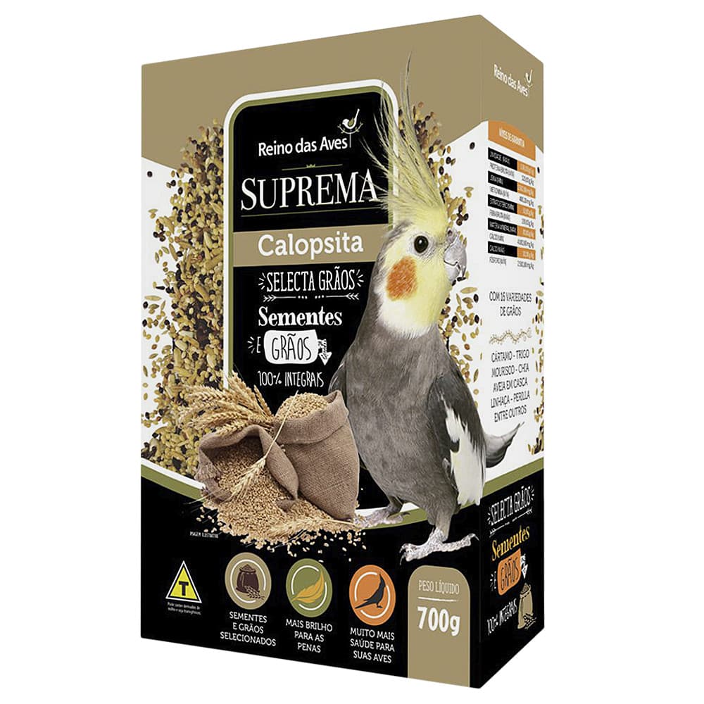 Ração Para Calopsita SUPREMA Selecta Grãos 700g