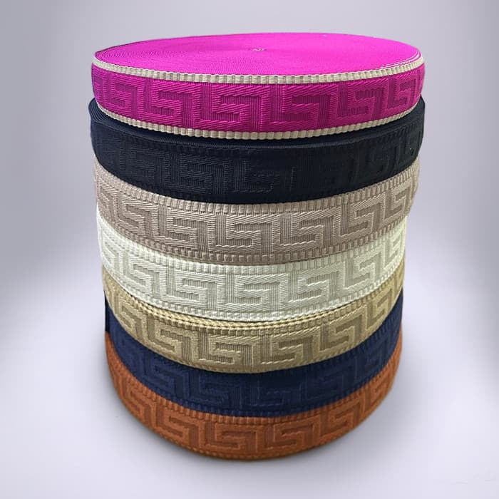 Fita Poliester Alca Chic Estampa Asteca Bolsa Mochila Mala Artesanato Costura Alta Qualidade Resistente