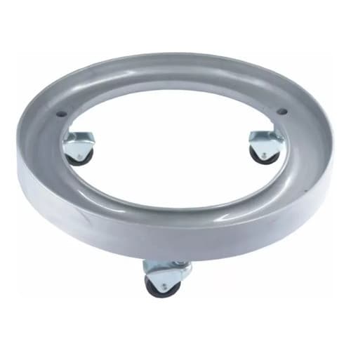 Suporte plastico Com Rodinhas Para Botijão De Gás Reforçado Grafite