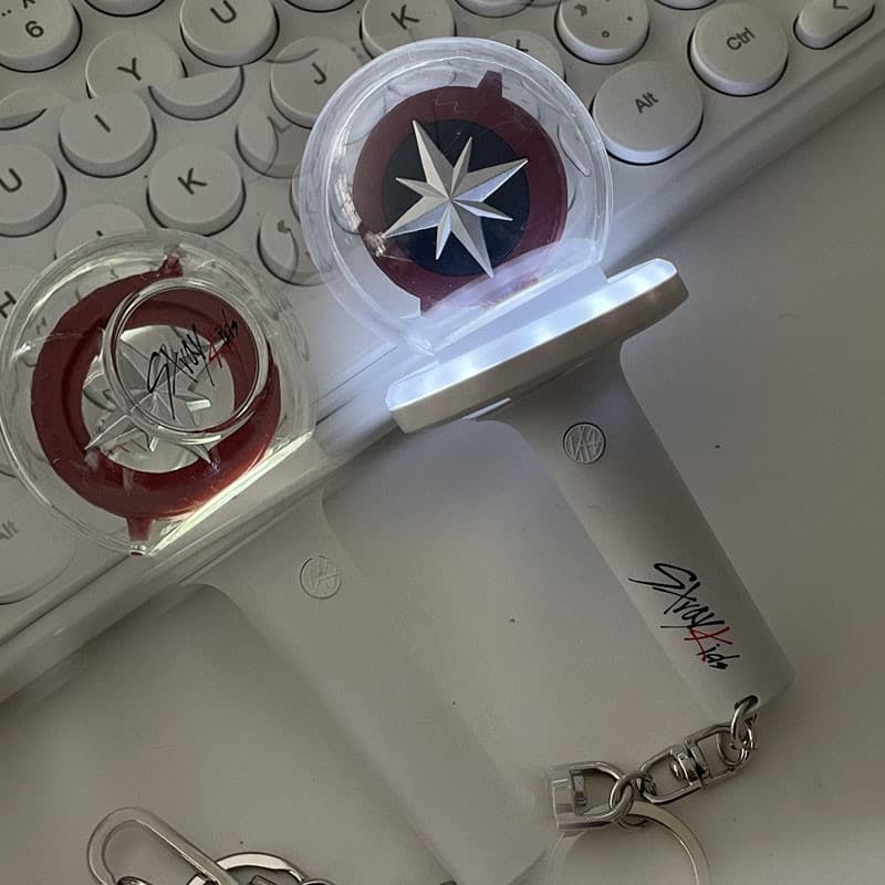 Kpop Chaveiro Idol Stray Kids Lightstick SKZ Mini Glow Stick Presente