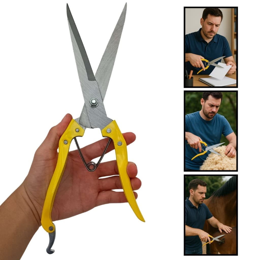 Tesoura De Corte Preciso Multiuso Animais Cozinha Lã Ovelha