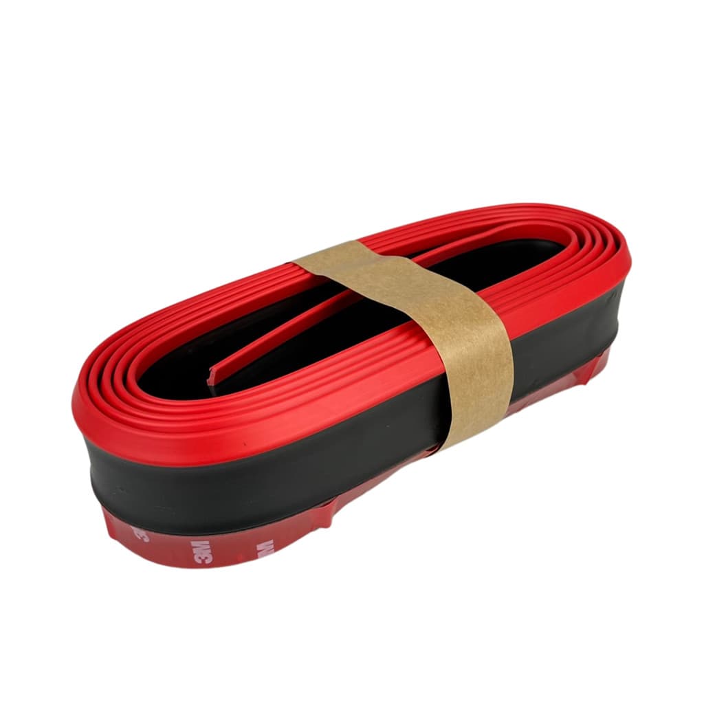 Saia frontal Veicular Universal Vermelho e Preto Carro PVC
