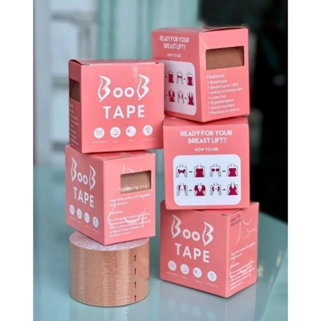 DAGUAN KIT 10Pcs Sutiã Rolo Adesivo Levanta Peito Seio Fita Boob Up Invisível