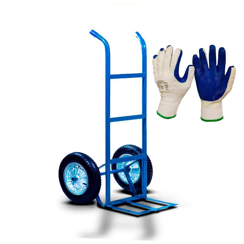 Carrinho De Mão Para Cargas 150kg Multiuso + Luva Ldi