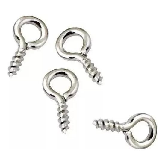 100-500 Pcs Mini Pitão Rosqueável Prata/dourado  4x8mm / 5x10mm  Artesanato