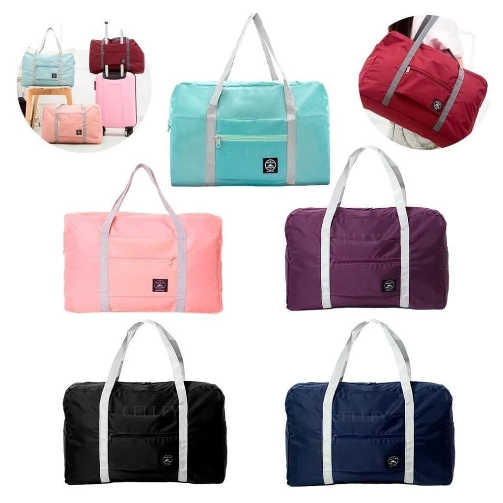 Kit 2 PCS Bolsa De Viagem Mala Dobrável Grande Capacidade Impermeável