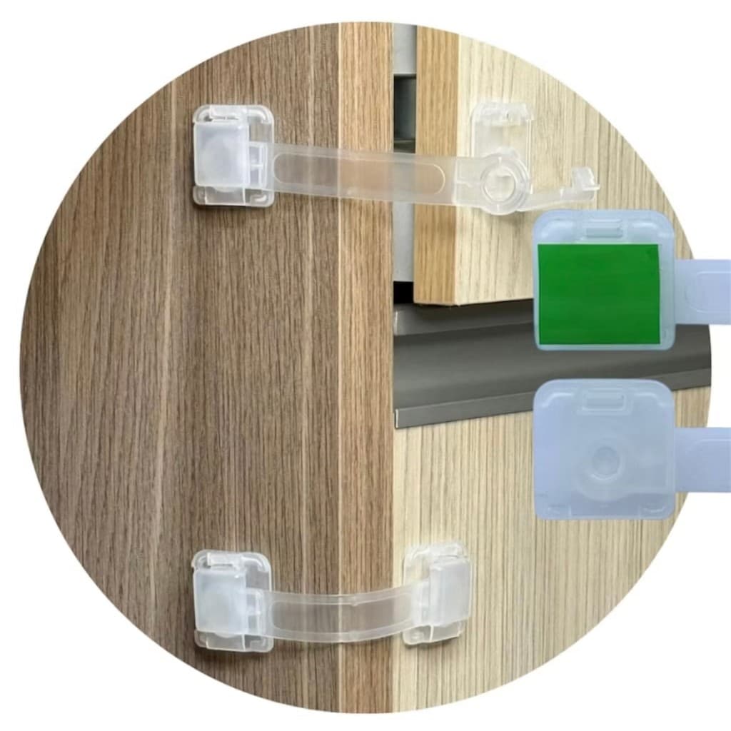 10 Und – Trava De Gaveta Armario Seguranca Protecao Bebe ARE