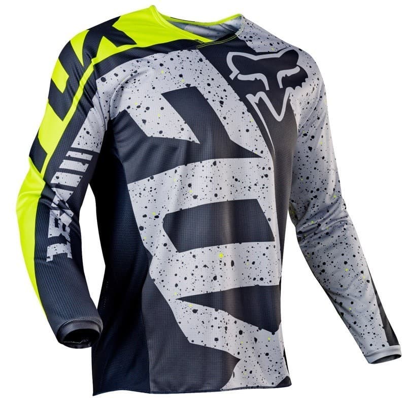 Pronto Estoque Novo Estilo Ao Ar Livre Masculino FOX Manga Curta Camisa De Motocross Corrida Bicicleta Off-Road Downhill