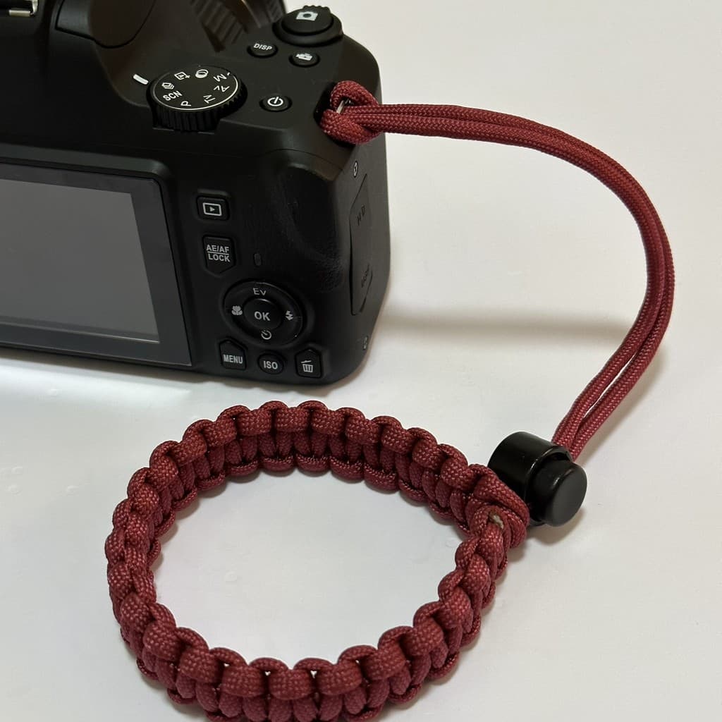 pulseira de rally de 240 kg, alça de pulso tecida à mão, cordão de câmera, pulseira