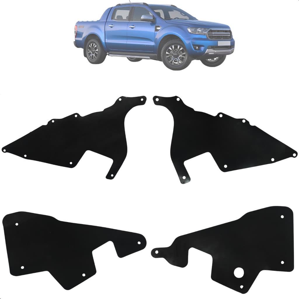 Guarda Pó Ranger Caixa de Rodas 2017 Até 2020 2021 2022 Dianteiro