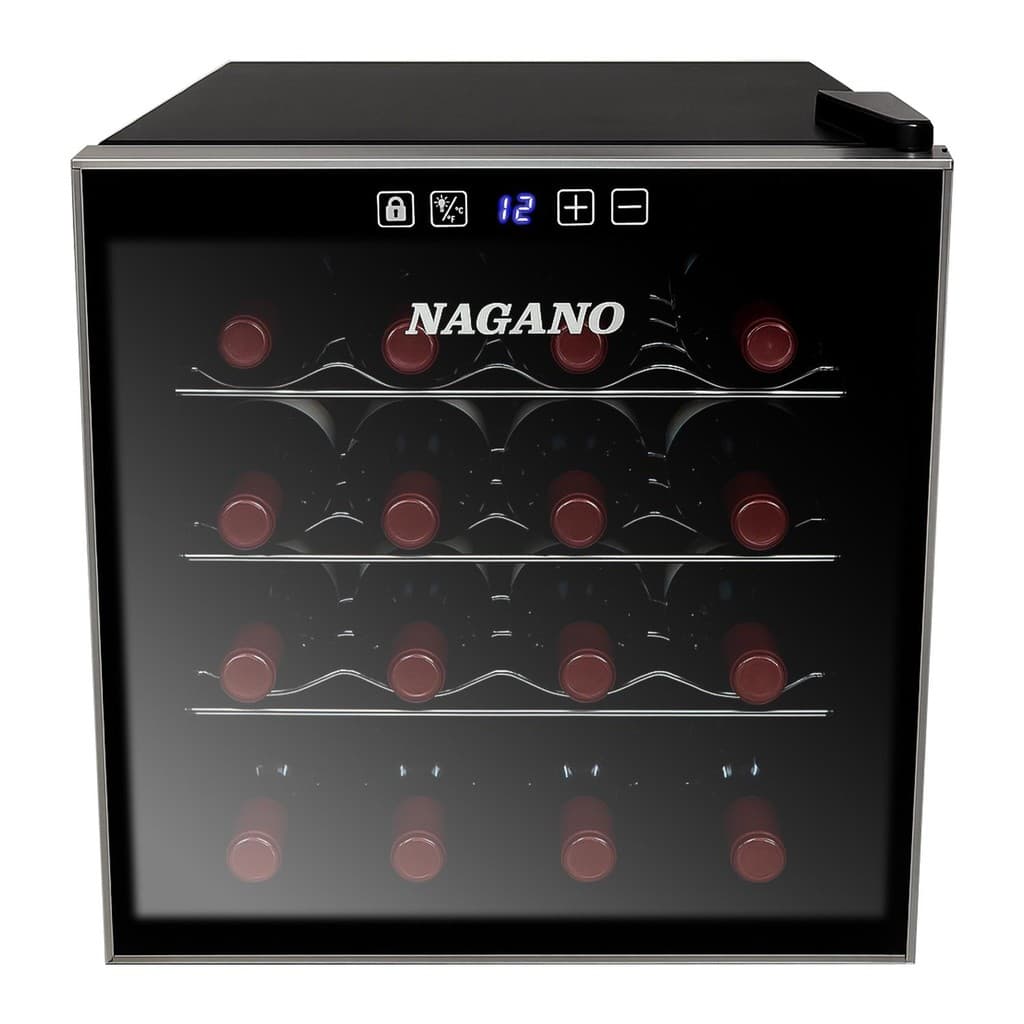 Adega de Vinhos Climatizada 16 Garrafas 44 L Display Digital Bivolt