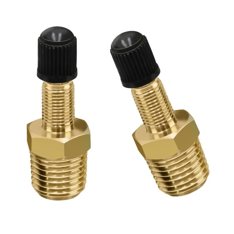 KOOL 2 Válvulas Adaptador Conector Inflador Ar Latão Adequado Para Pneu Automático E Compres