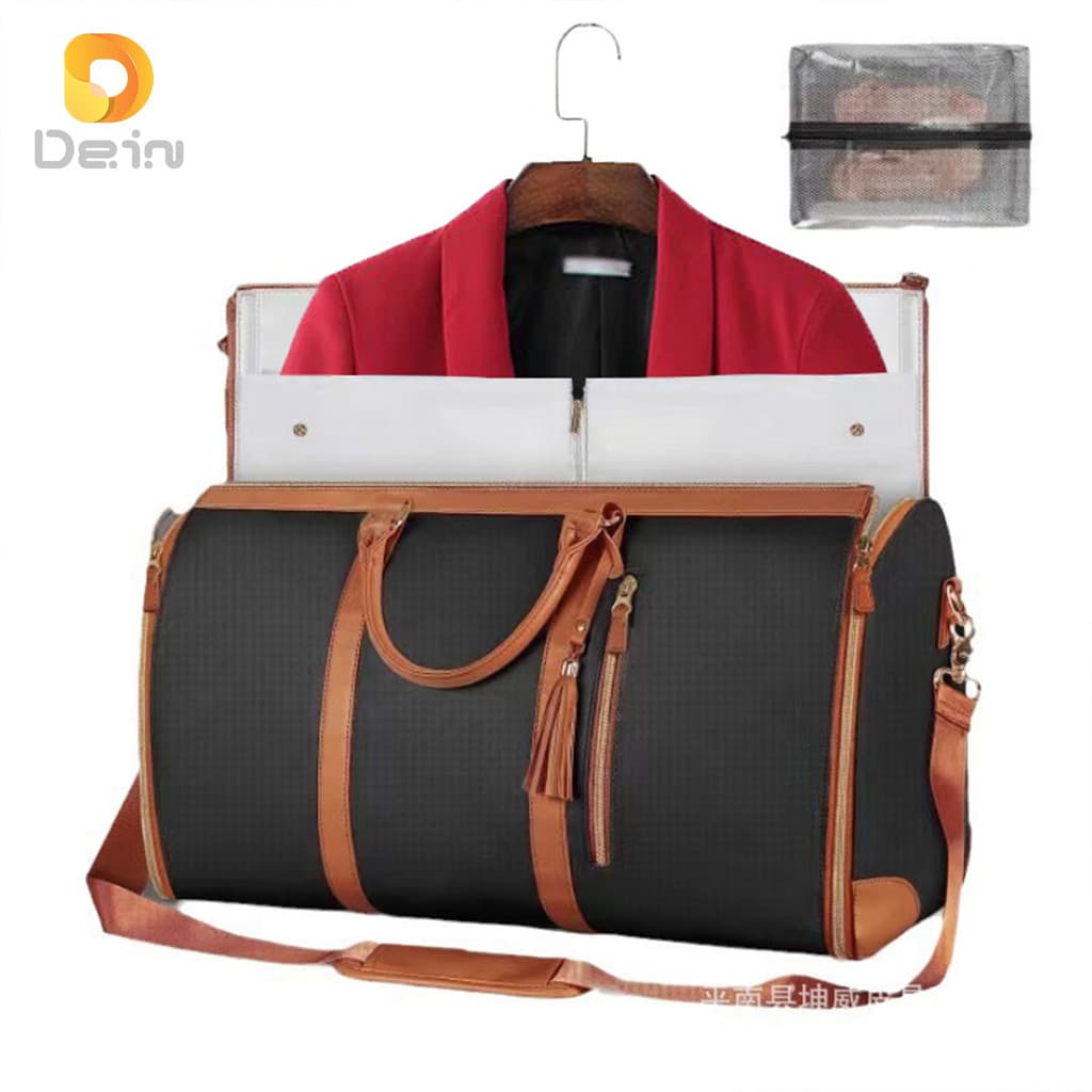 Bolsa de Viagem 2 em 1 Unissex – Mala de Mão + Porta Terno Vestido Resistente à Água