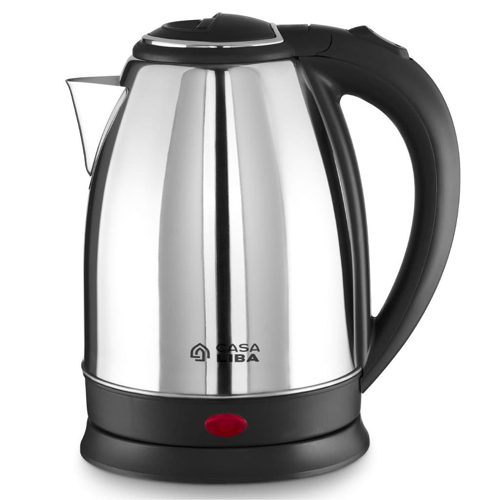 Chaleira Elétrica 2 Litros Potente 1800W Aço Inox Desligamento Automático