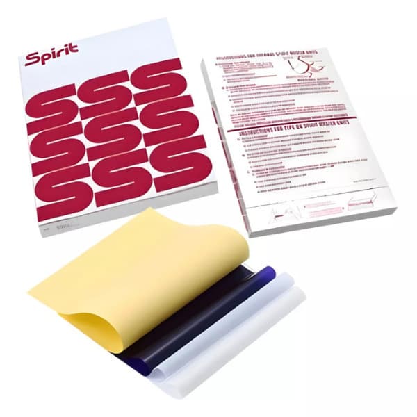 5 Pç Papel Stencil Thermal Spirit Tatuagem Decalque Termico