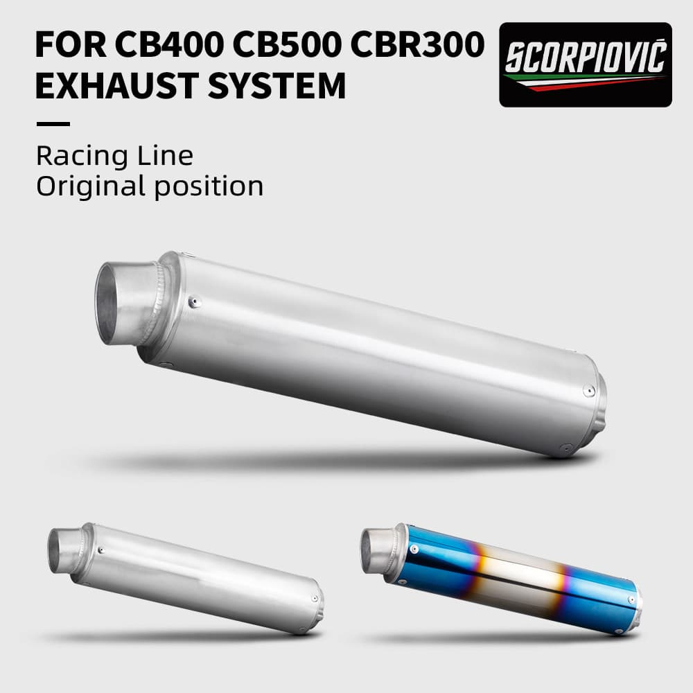 60mm WRS Tubo De Entrada De Ar Da Motocicleta 60mm Adequado Para r6 cbr1000rr gsxr650 z800 r3 cb400 Silenciador Traseiro