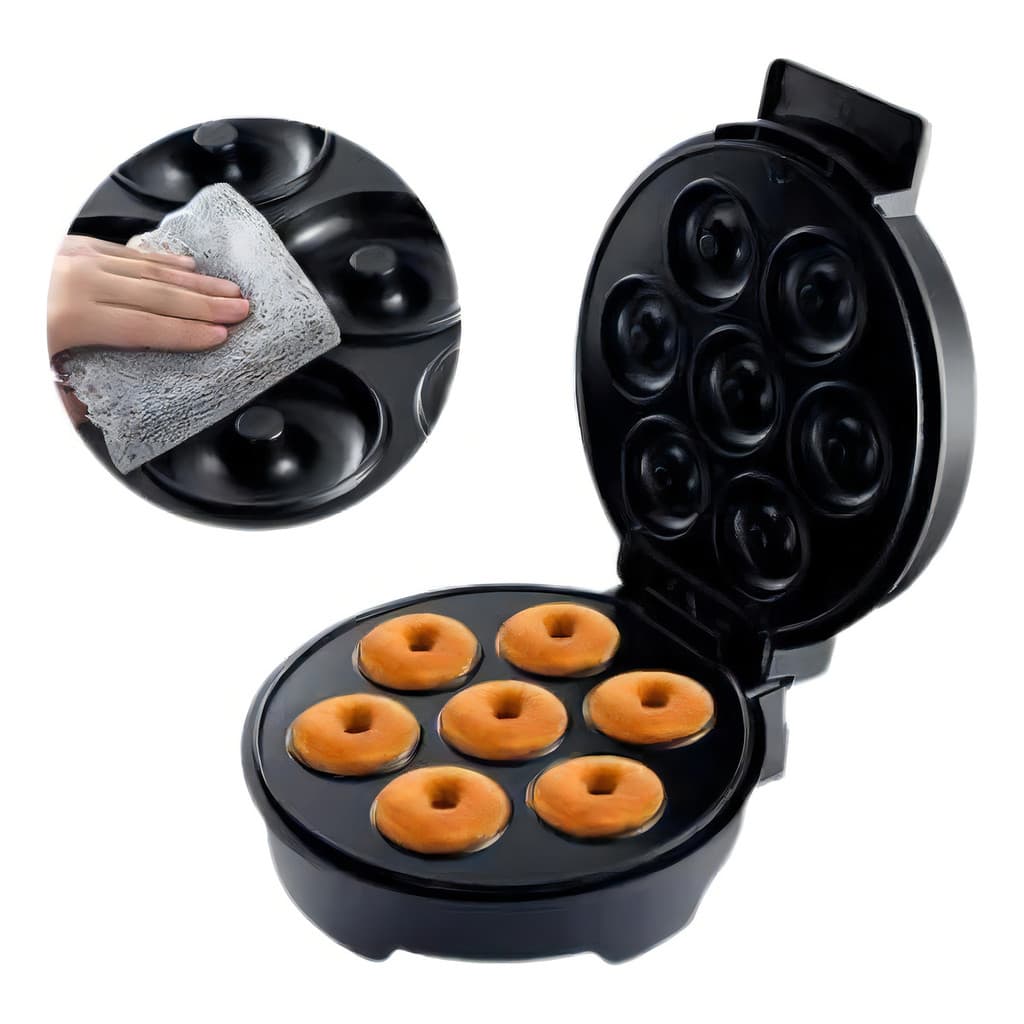 Máquina De Donuts110V Café Da Manhã Cor Preto Cavidade 1,5cm