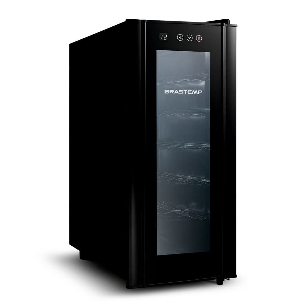 Adega Brastemp BZC12BE 12 Garrafas com Painel Touch Preta 220V