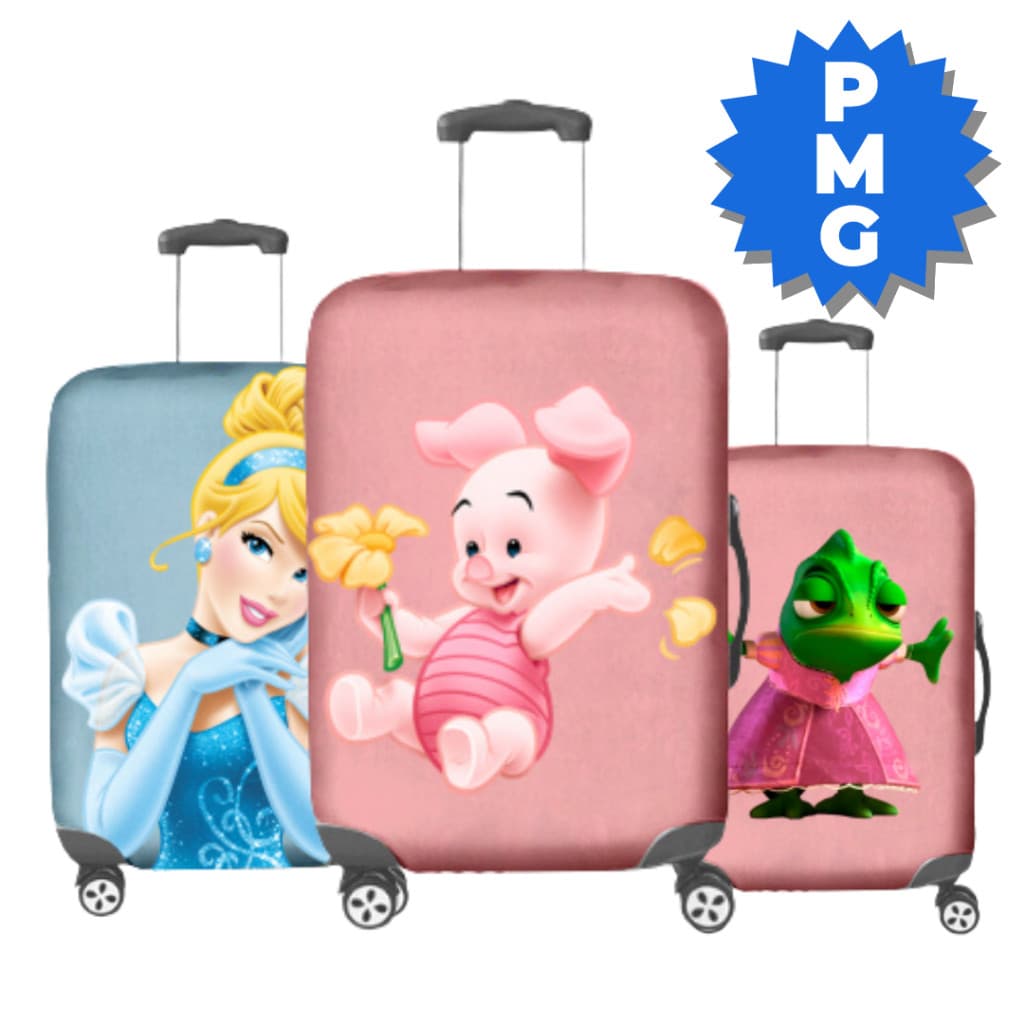 Capas de Mala para Viagem Protetora Estampas Variadas Personagens