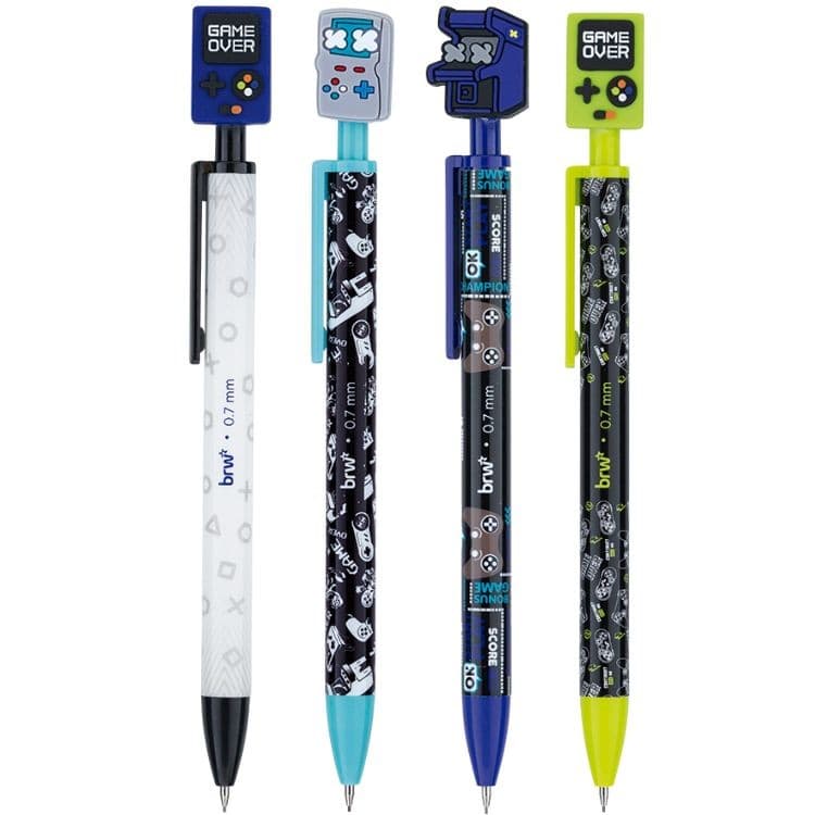 Lapiseira Plástica Divertida Game 0.7mm LP1704 BRW
