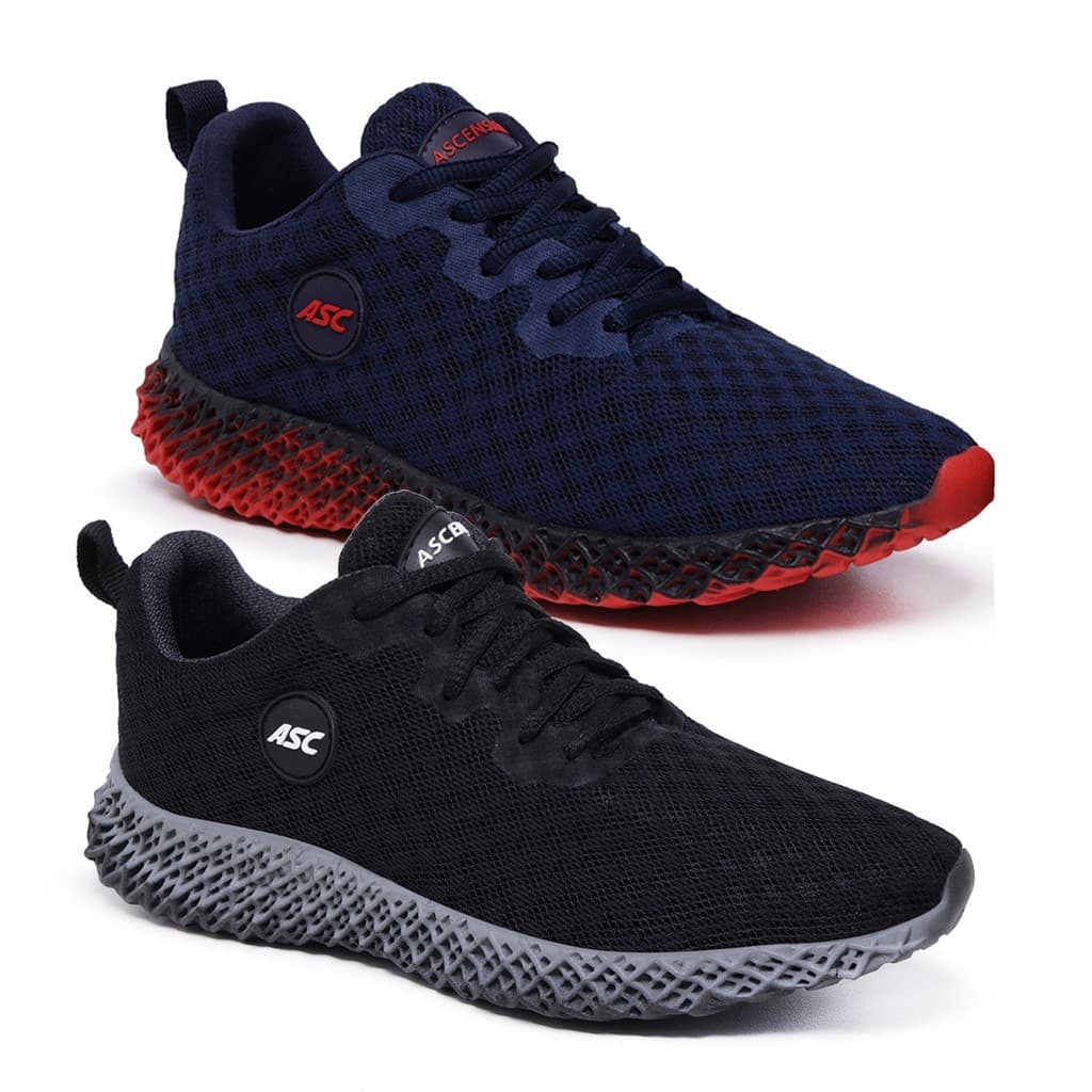 Kit 2 Pares de Tênis Masculino Esportivo Amortecimento Treino Academia