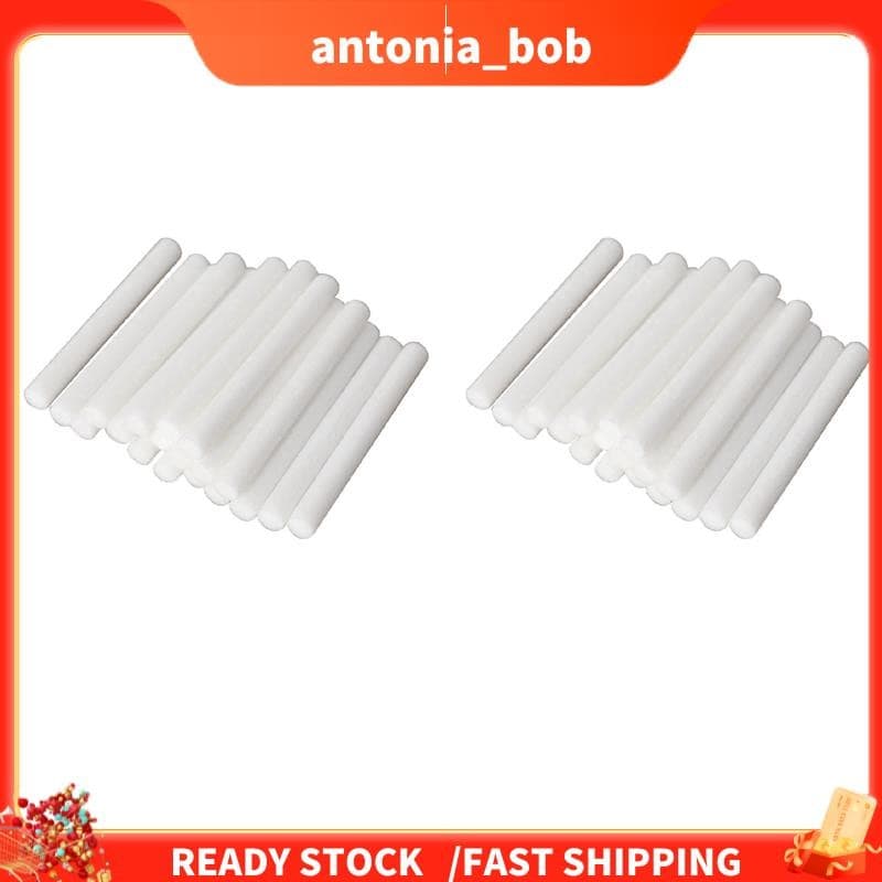 40 Pçs Filtros De Umidificador Substituição Algodão Esponja Vara Para USB Aroma Difusores Névoa Maker Ar