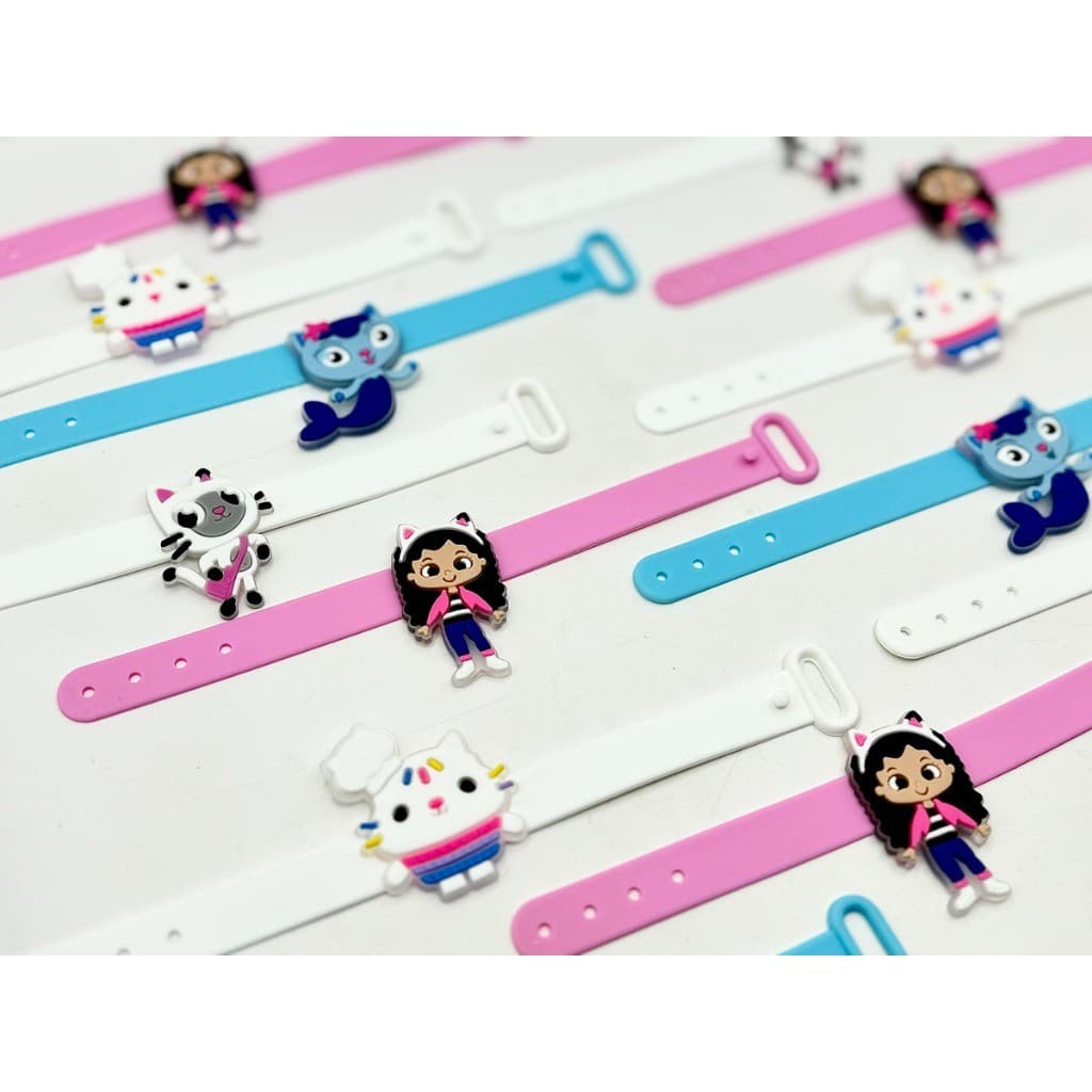 Pulseira Gaby Casa Magica 10un Tema Aniversário Pandy Sereiata Cake Gabby