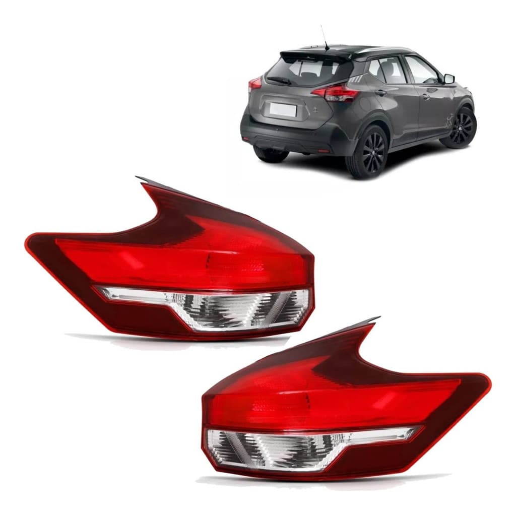 Lanterna Traseira Nissan Kicks 2017 18 19 20 Canto