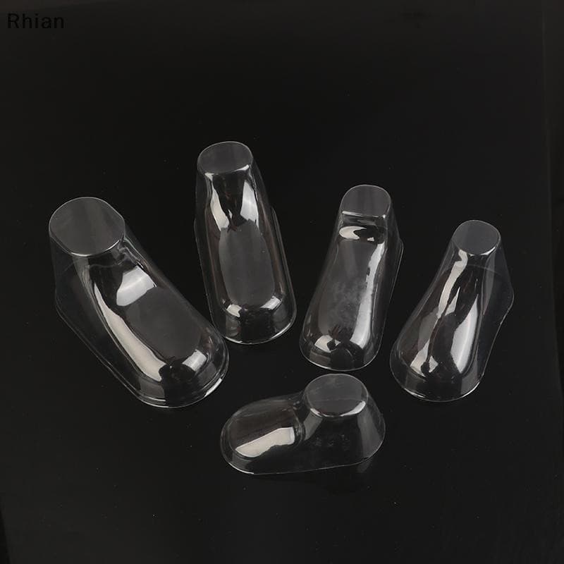 [Rhian] 10 Pcs Transparente PVC Botas Infantis Vitrine Estrutura De Suporte Pés Molde De Sapato De Plástico Maca Bebê Me
