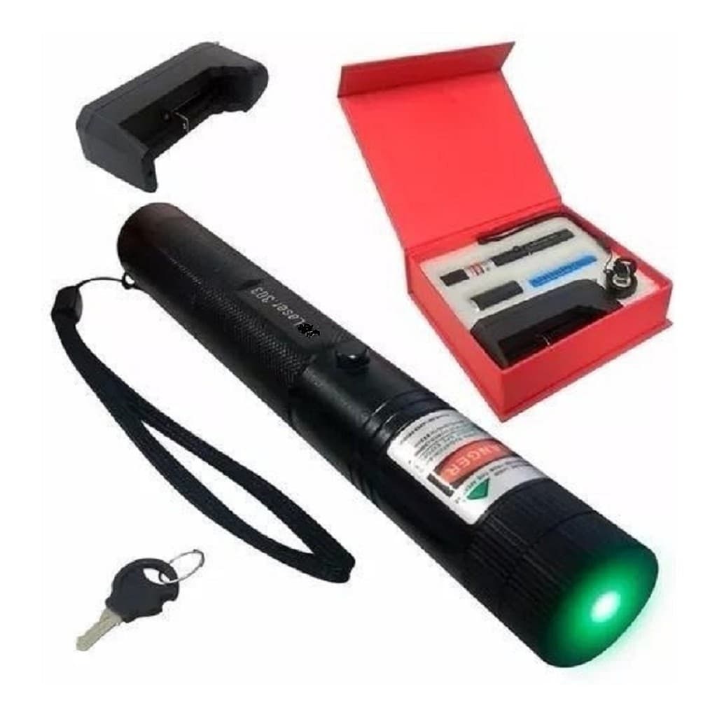Caneta Laser Pointer Verde Ultra Forte Alcance 50km