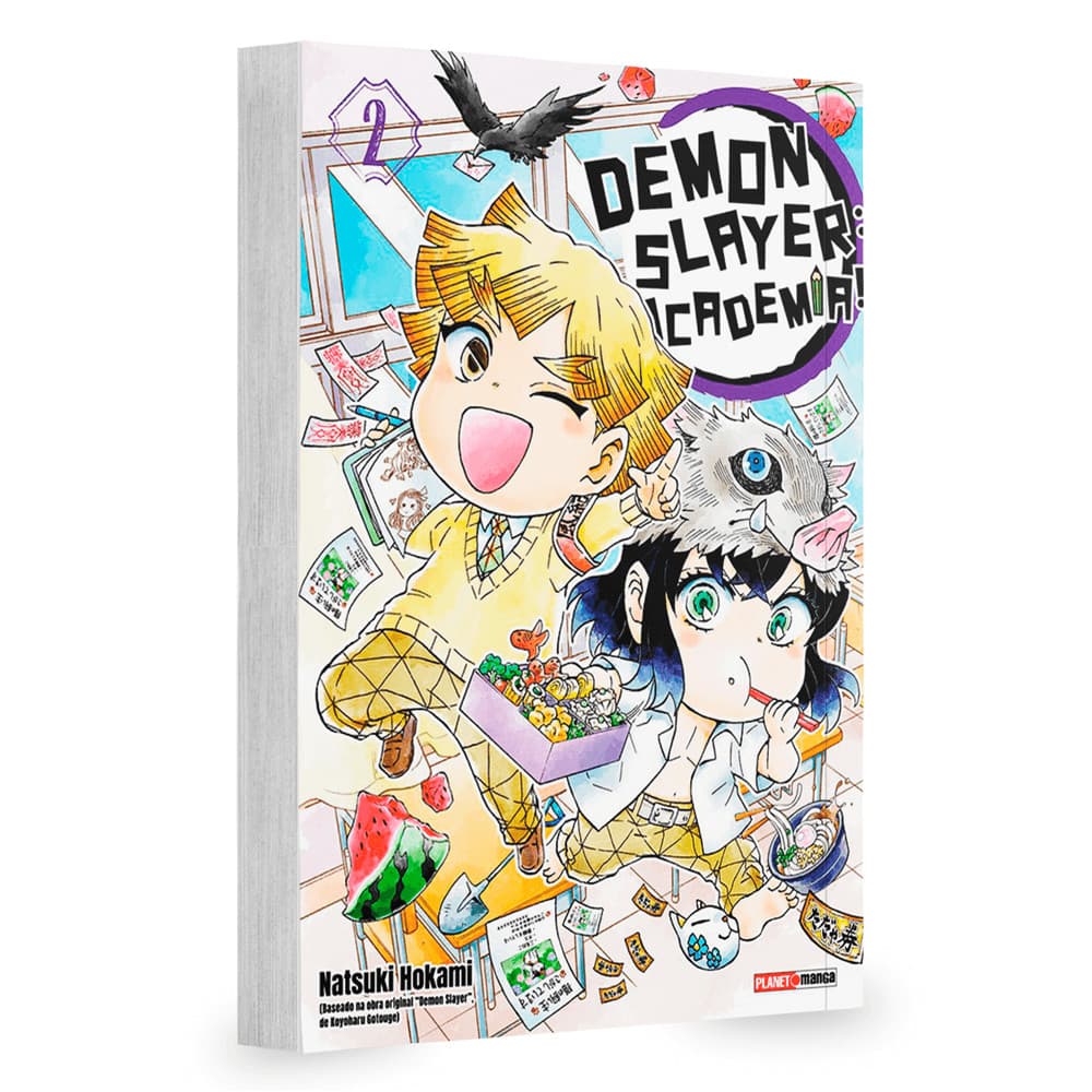 Mangá - Demon Slayer: Academia - 02 - Novo/Lacrado