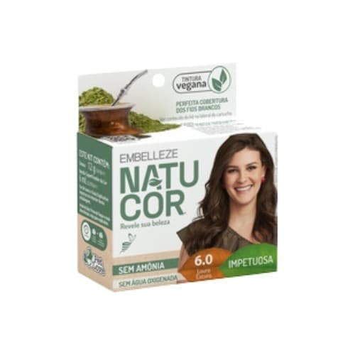 EMBELLEZE TINTURA NATUCOR SEM AMONIA 6.0 LOURO ESCURO