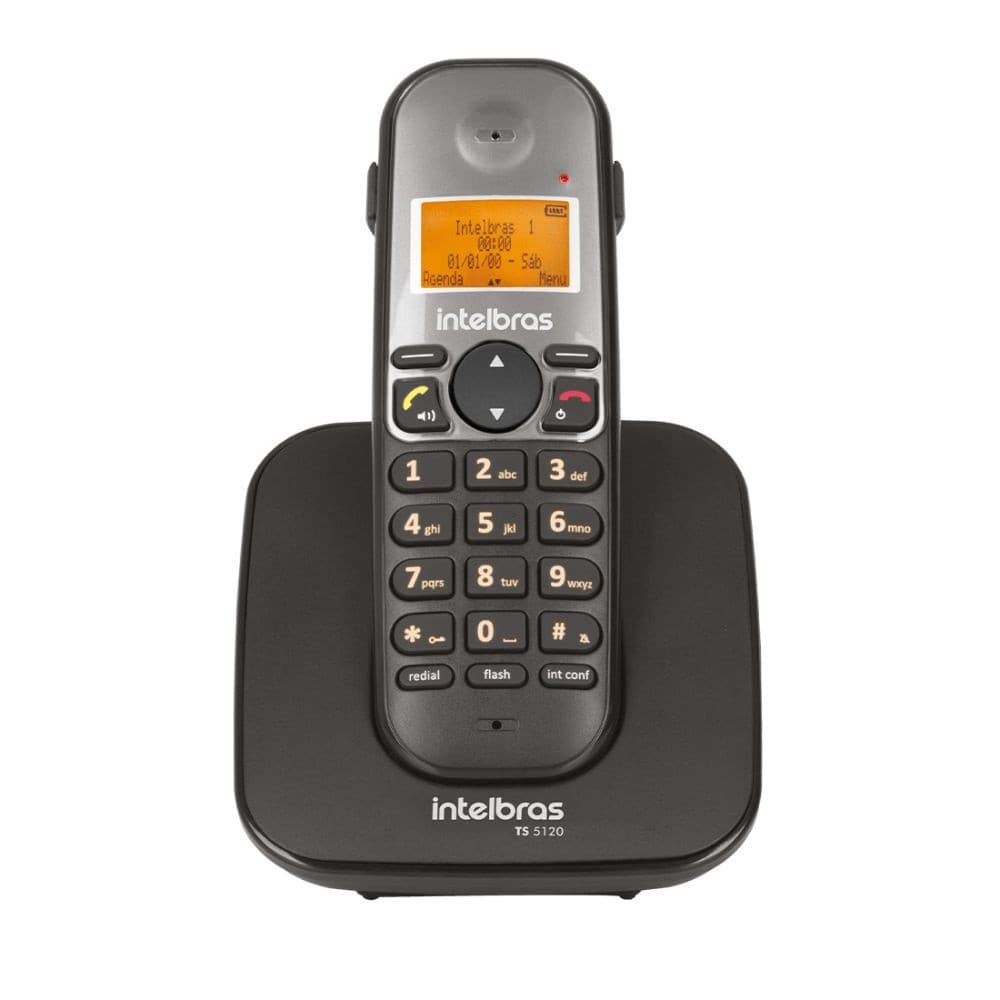 Telefone Digital Sem Fio TS 5120 Preto Intelbras