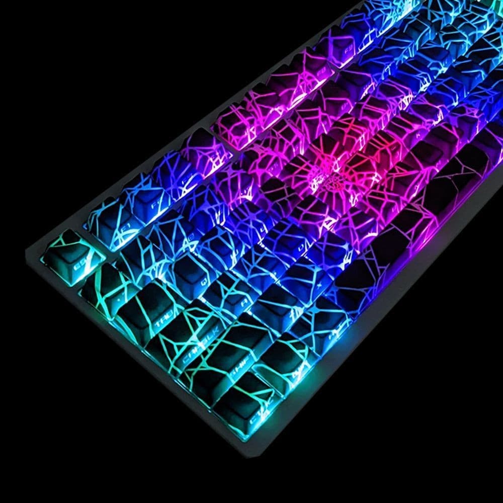 SPIDER WEB Versão Padrão Cereja Profile pbt Keycap Set 130 Teclas